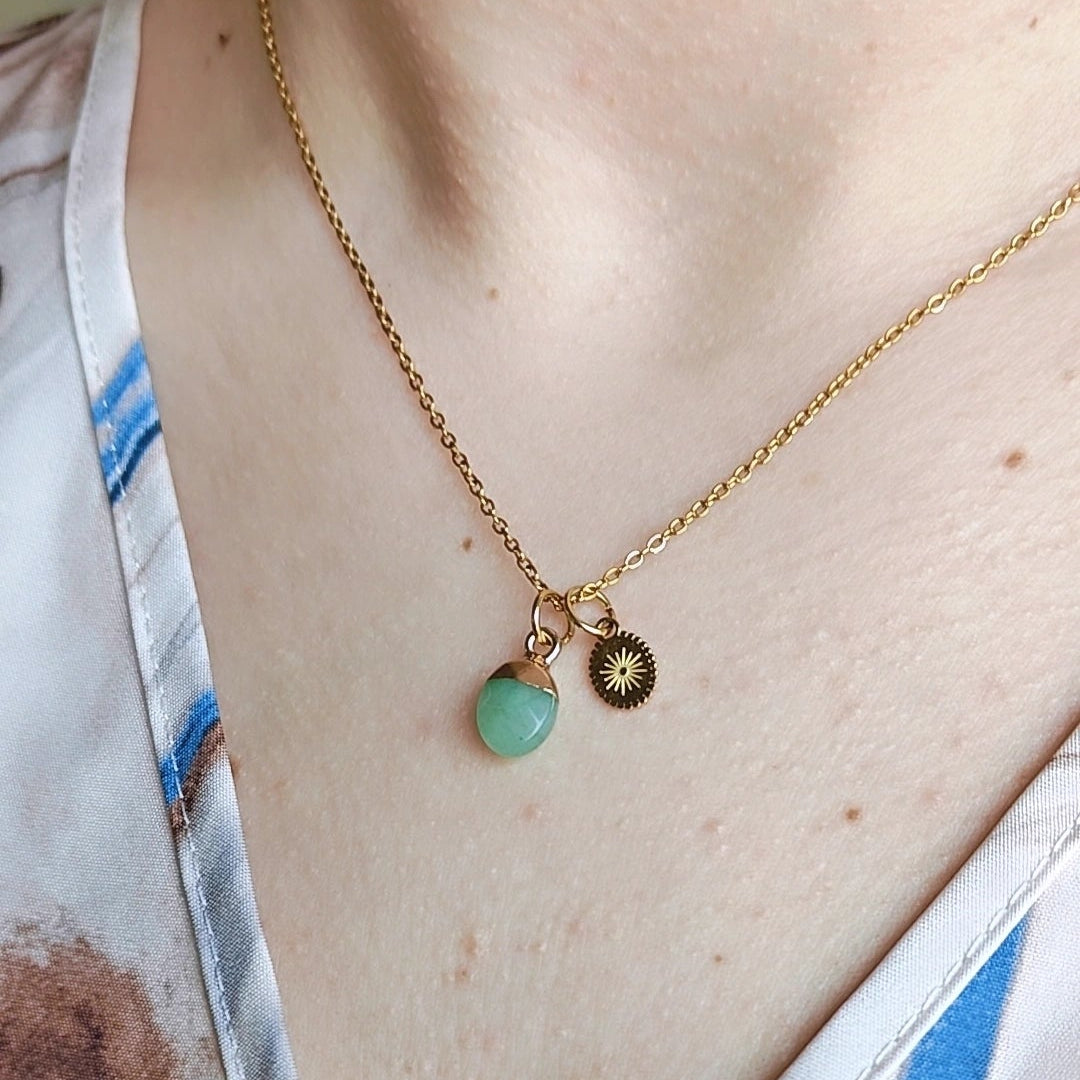 Säihke aventuriini kaulakoru