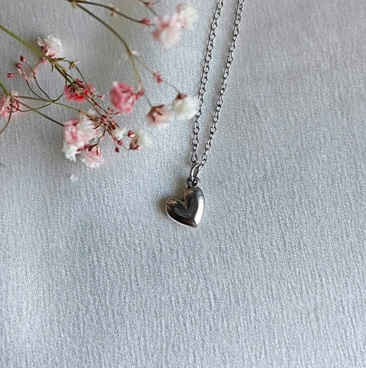 Sydän kaulakoru ruostumaton teräs