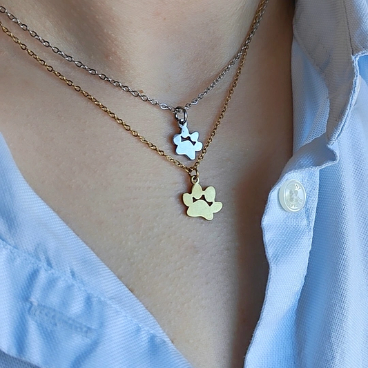 Lemmikin tassu kaulakoru(kullattu rst)